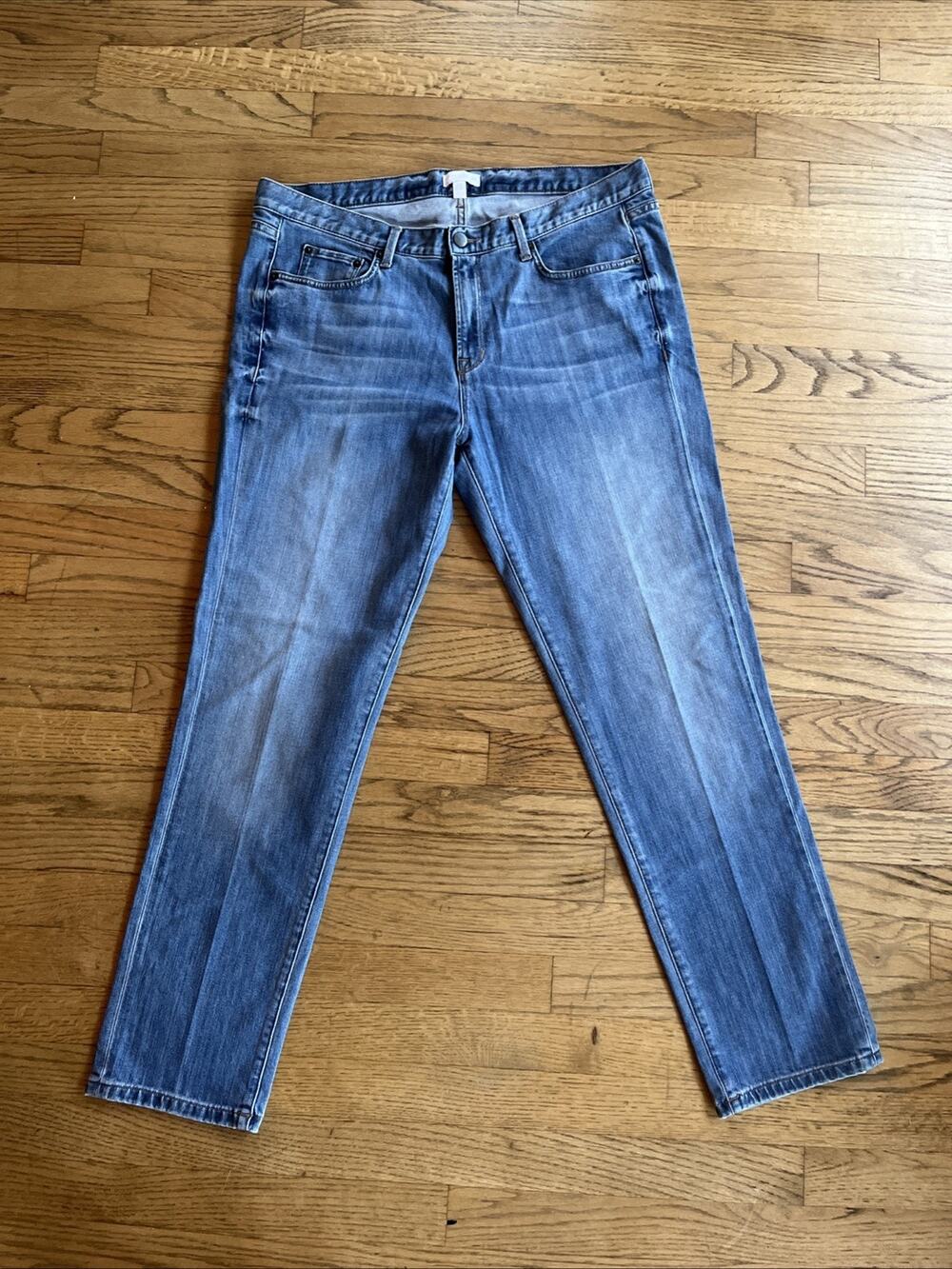 The White Company Jeans UK 16 US 12 Mid Rise Straight Leg